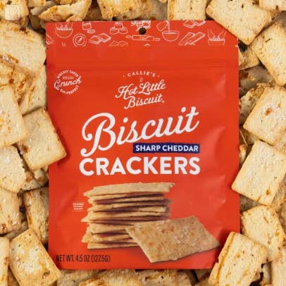Callie's Charleston Biscuits LLC - Wholesale Crackers - Sharp Cheddar Biscuit Crackers