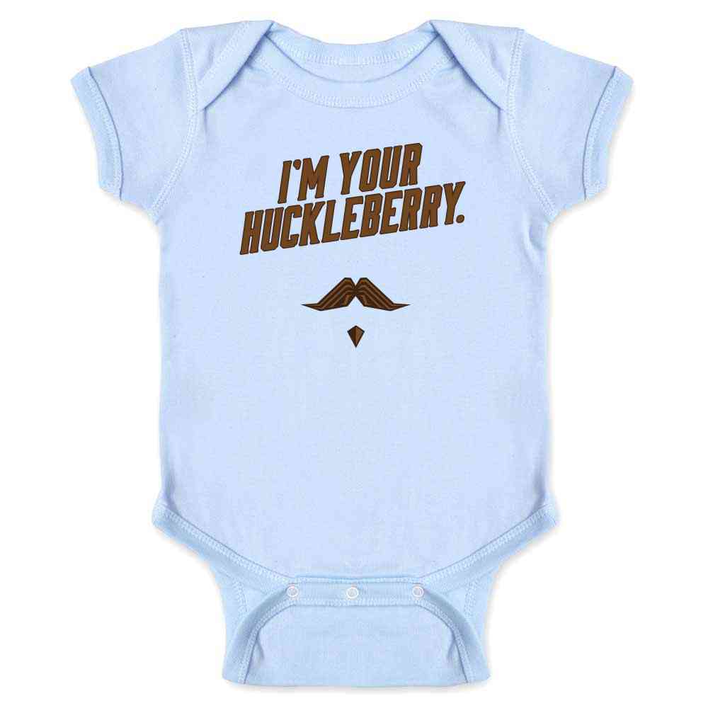 Pop Threads - Vendita all'ingrosso Tutina (senza piedini) - Neonati - Body neonato divertente con citazione western "Im Your Huckleberry".0