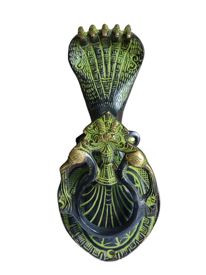 M937 Dørknopper i støbt bronze kobrahovedet for engroshandel hos Evergreen Guardian Imports