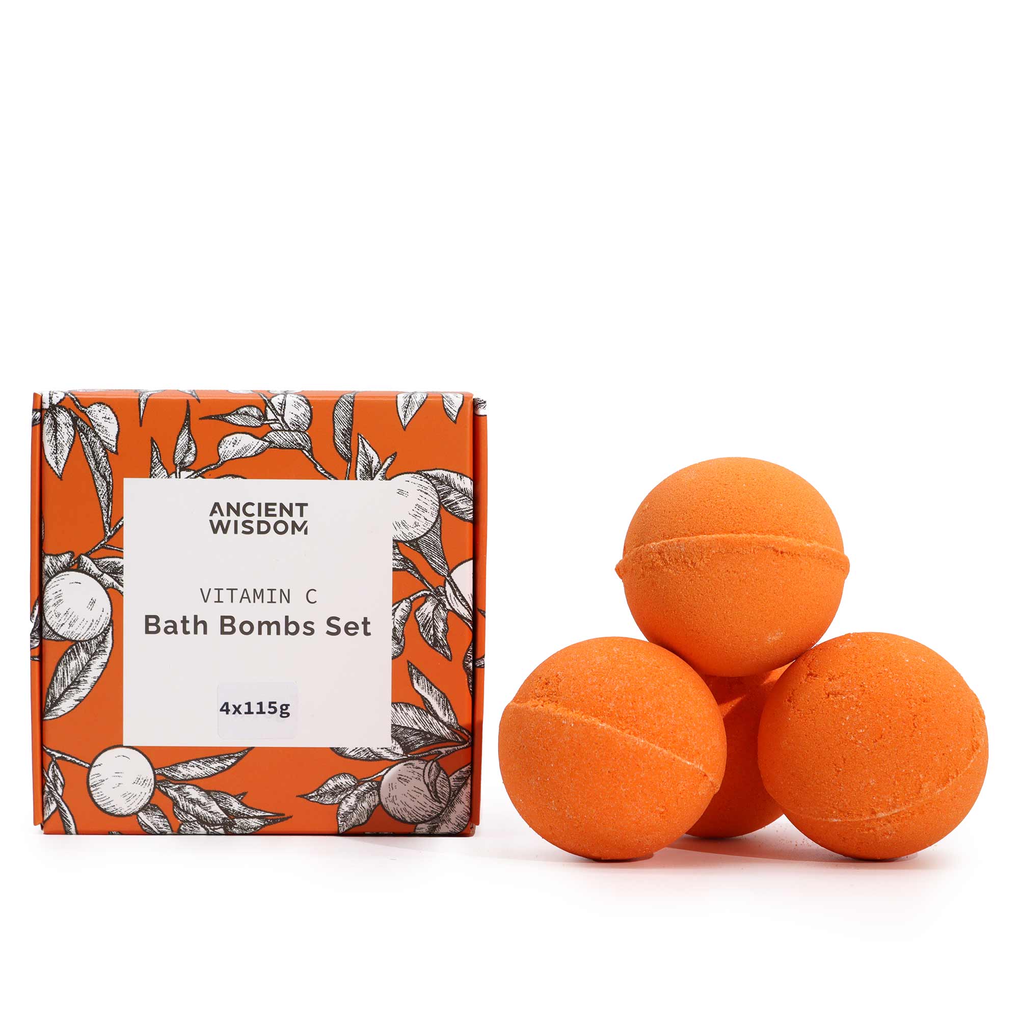 AWGifts Europe - Wholesale Bath Bomb/Fizz - Zesty Vitamin C Bath Bombs Set – Aromatherapy Quartet1