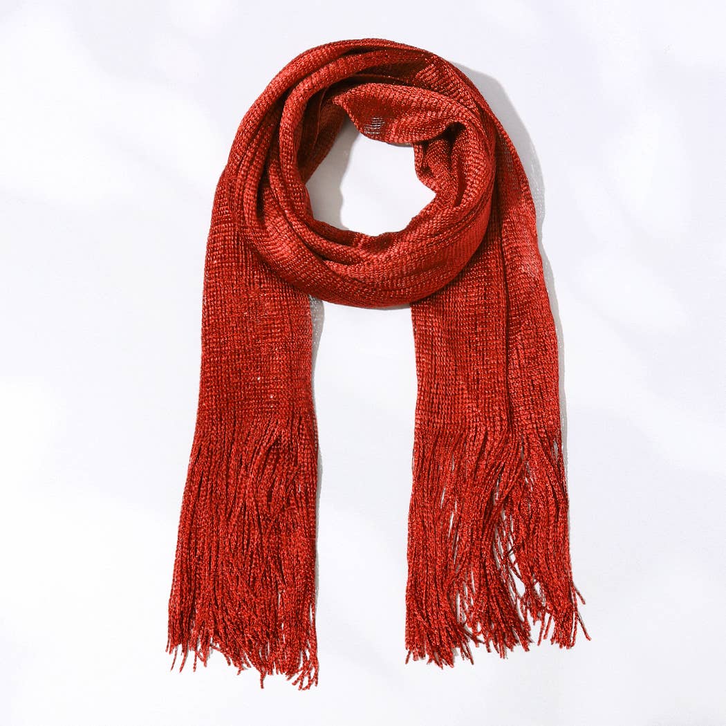 Fashion City - Vente Écharpe – femme - Écharpe de soirée légère métallisée en Lurex1