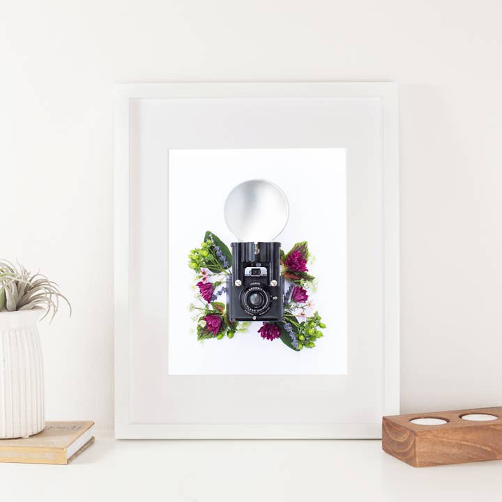 Vintage Camera Brownie Art Print for wholesale by Click Bloom
