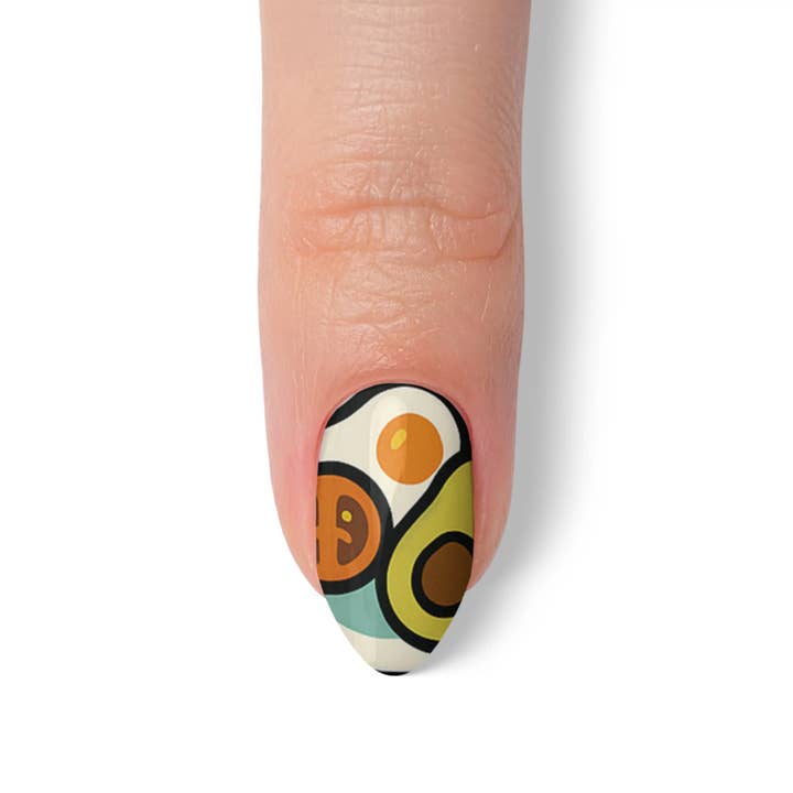 FYNE BODY - Wholesale Press-on/fake nails - Avocado Blossom Delight Avocado Press-On Nails15