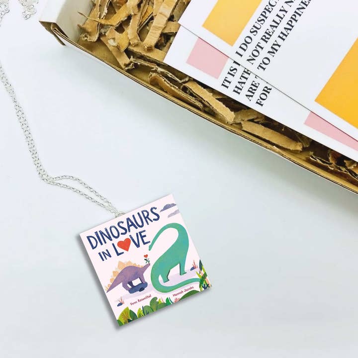 bookonahookco – wholesale Bookmark – Dinosaurs In Love | Fenn Rosenthal | Miniature Book