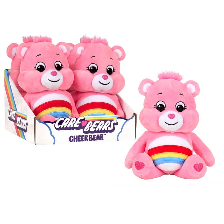 Care Bears Basic Bean Plush - Cheer Bear - Solid Pack for wholesale by Basic Fun! UK