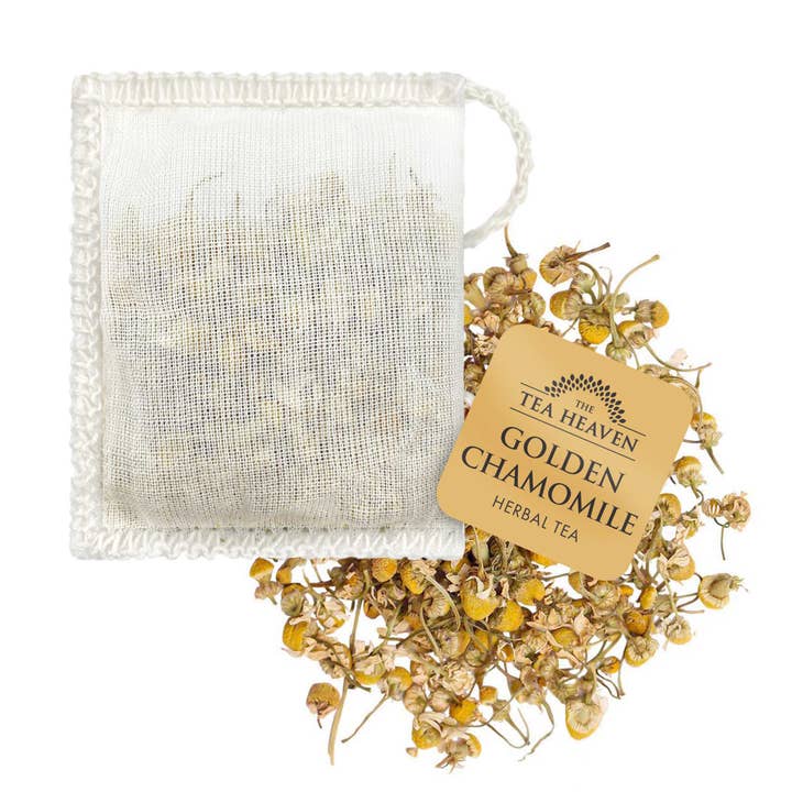 The Tea Heaven - Wholesale Tea Bags - Golden Chamomile Tea Bag Canister1