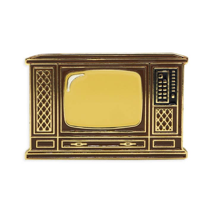 '80s TV Enamel Pin for wholesale by Film Pin Society