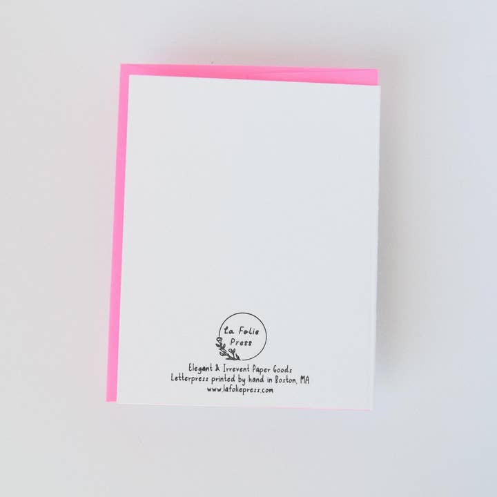 La Folie Press - Wholesale Graduation Card - Look at Her Brain Funny Happy Graduation Letterpress Card