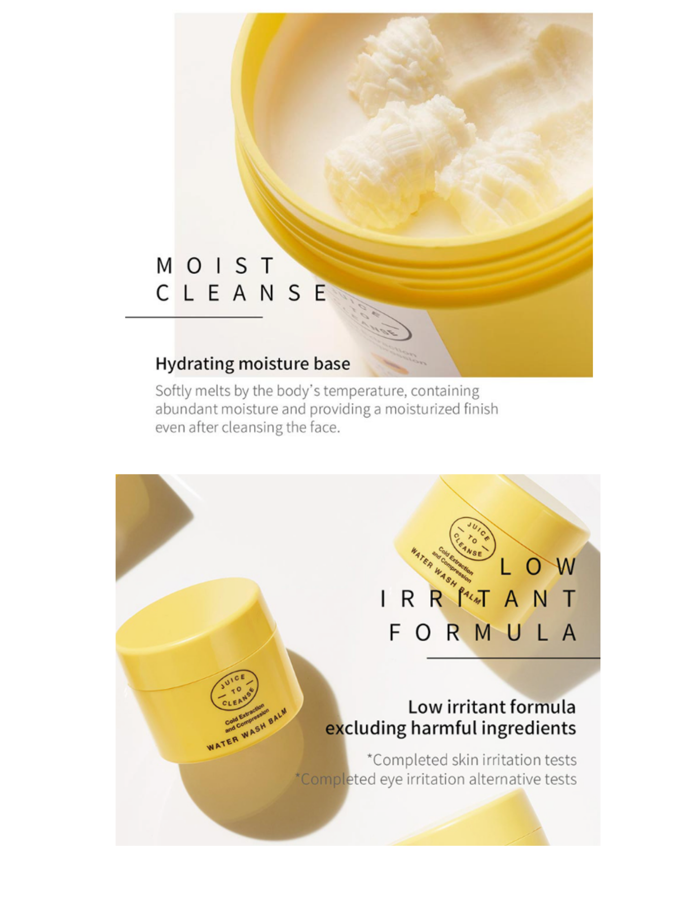 Wholesale JUICE TO CLEANSE Water Wash Balm Cleanser Makeup Remover for