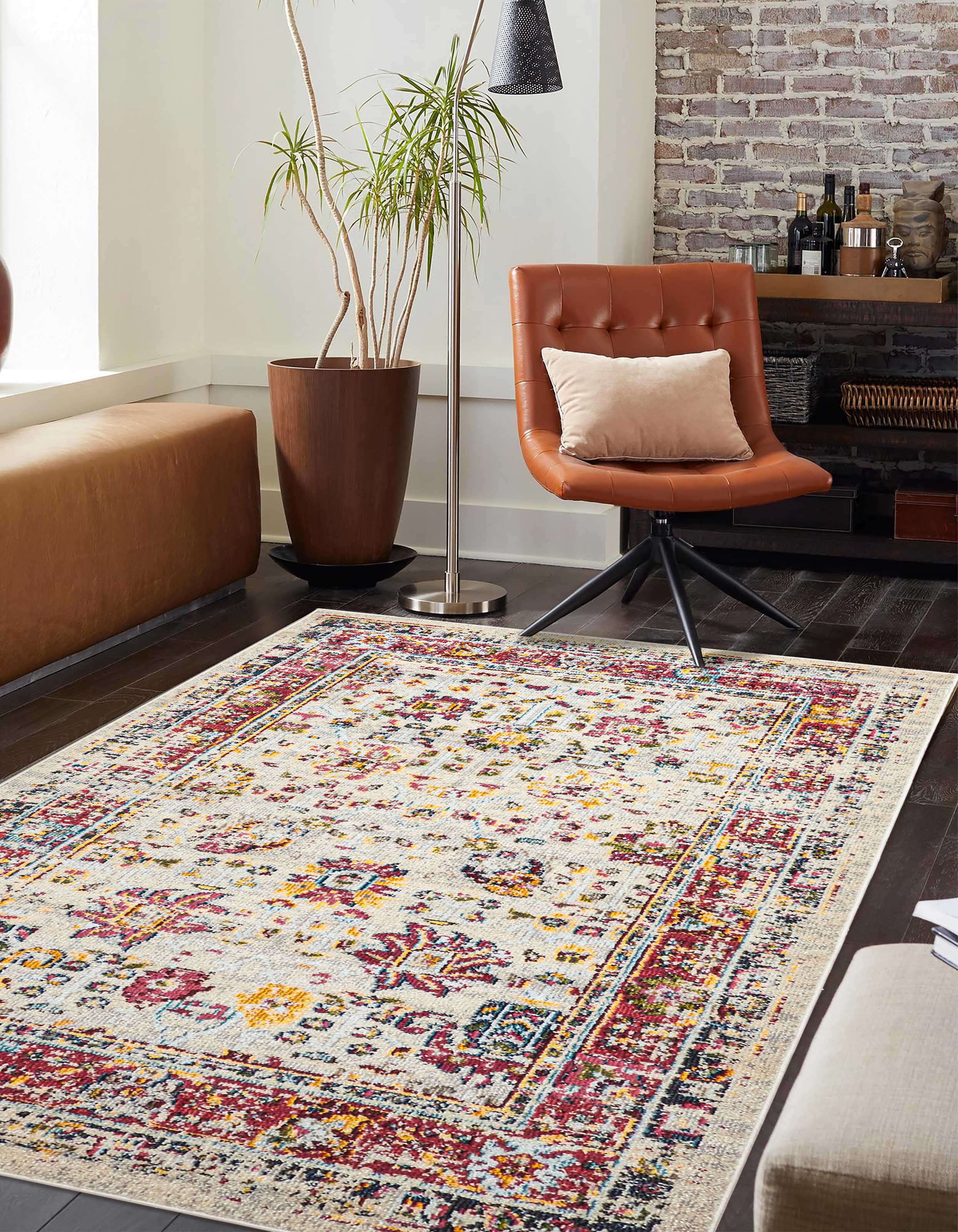 Jasmine Ivory Area Rug for wholesale on Faire1