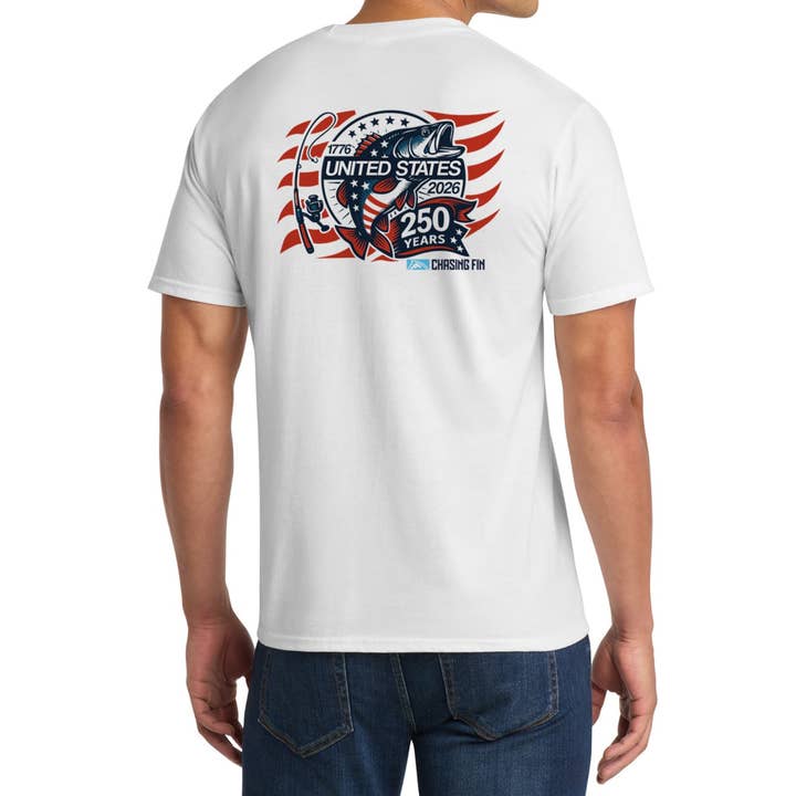 Édition Limitée Drapeau de Poisson du 250e Anniversaire - Chasing Fin America pour la vente par Chasing Fin