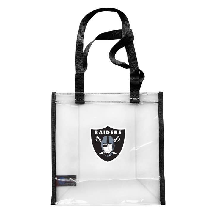 NFL Las Vegas Raiders Clear Advantage Tote for wholesale by Little Earth Productions