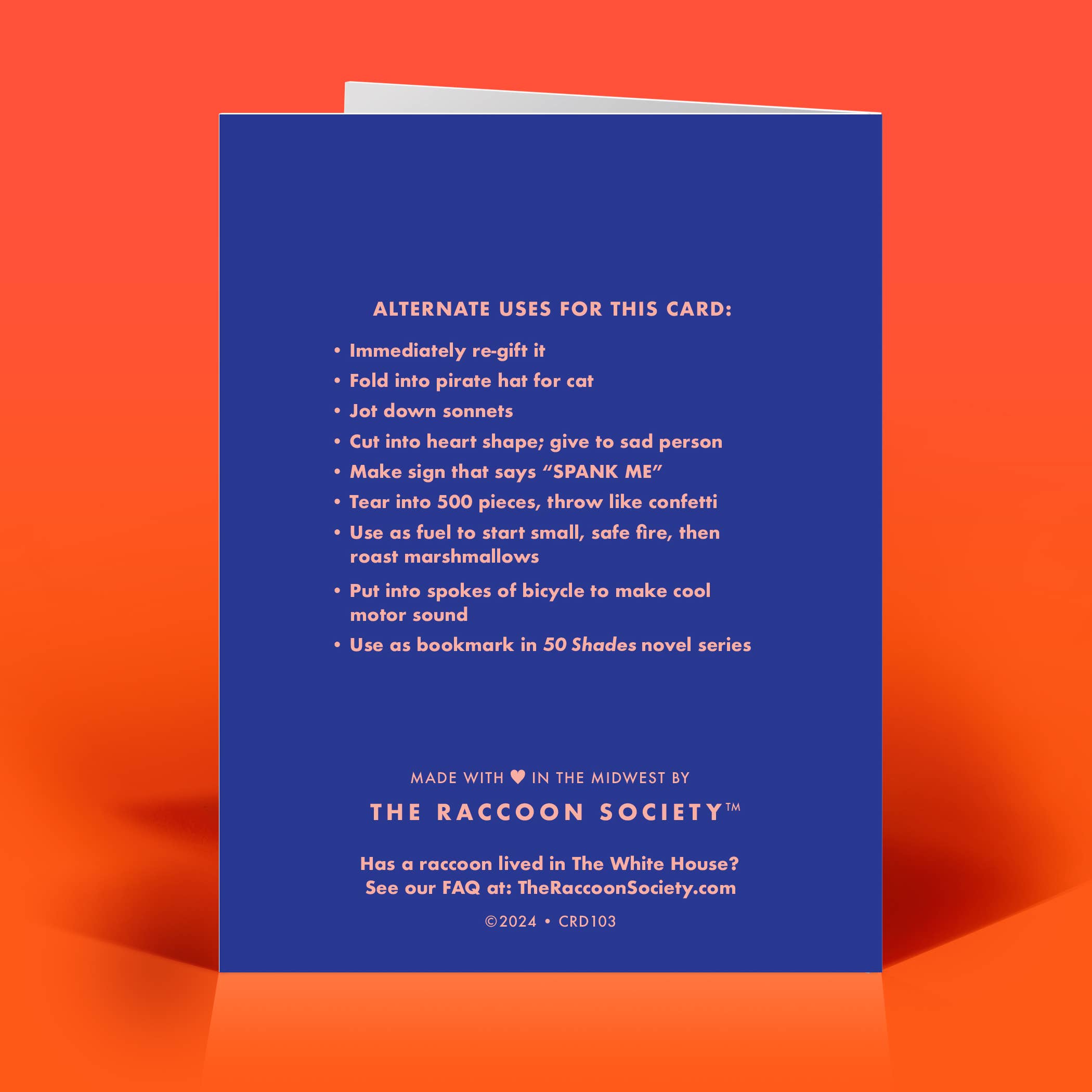 The Raccoon Society – wholesale Kärlekskort – Fint som fan vardagskort1