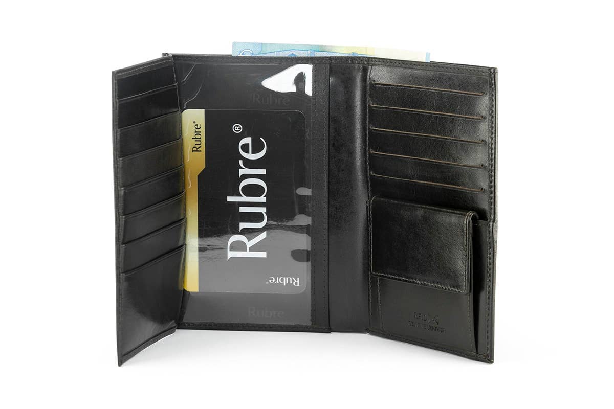 Lupel & Rubre - Vendita all'ingrosso Porta carte - Unisex - Portafoglio in Pelle e Alluminio Anti-RFID5