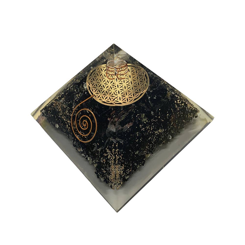 VIE - Wholesale Spiritual Stone/Crystal - Orgone Reiki Healing Pyramid - Energy Cleansing, 7.5cm29