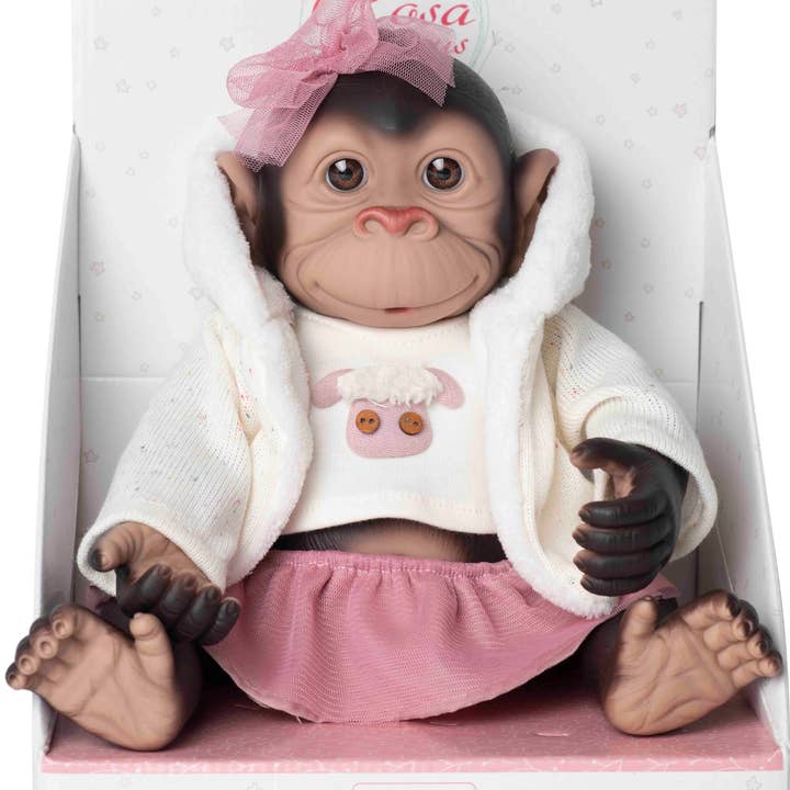 MUÑECAS ROSATOYS, S.L. - Wholesale Doll - Kids - Reborn Jumpsuit With Cardigan and Tulle Skirt