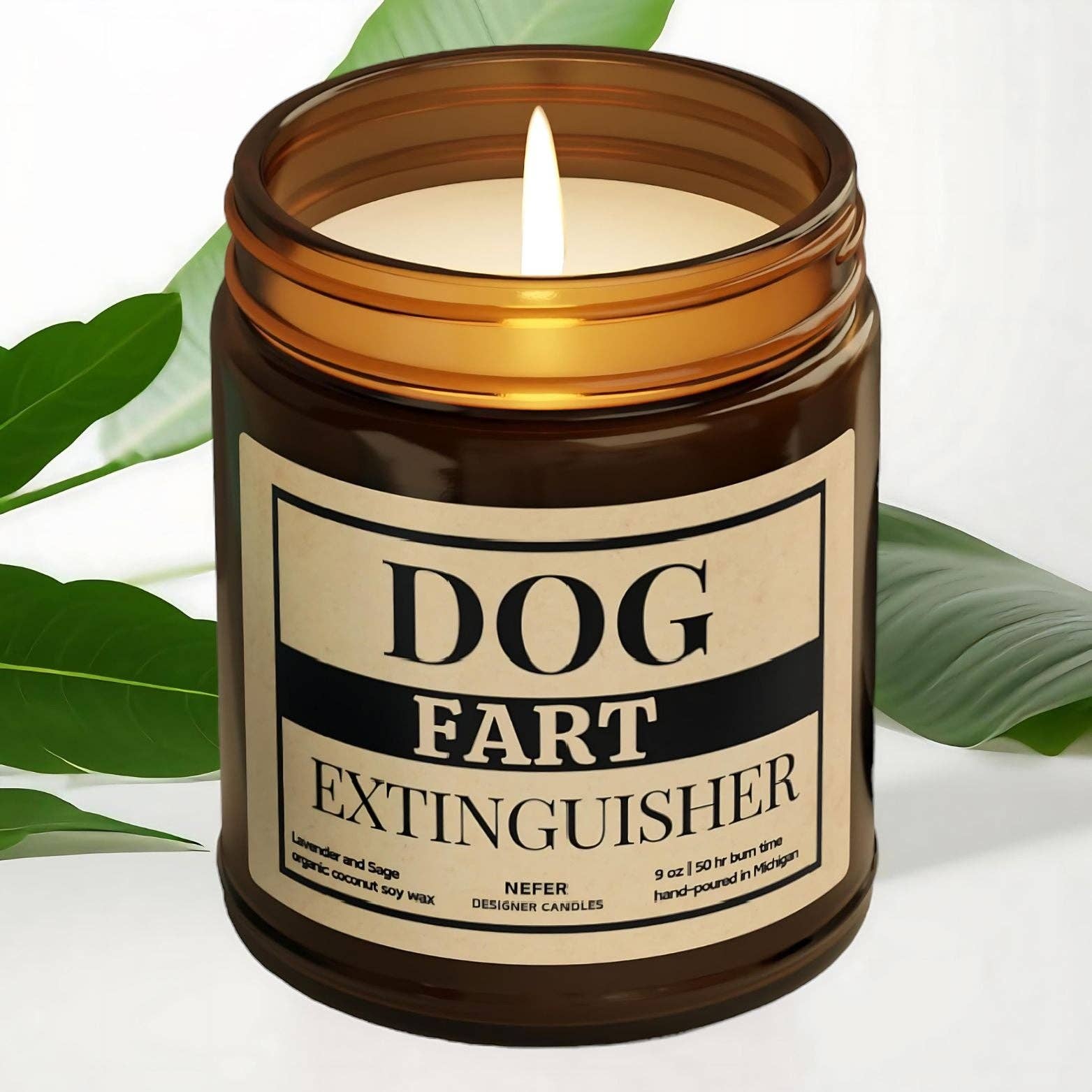 Nefer Designer Candles & Home Decor – wholesale Jar/filled candle – Dog Fart Extinguisher | Laughing Light Candle Collection2