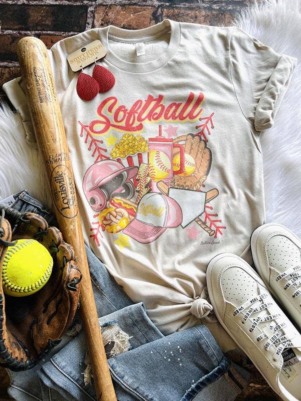 T-shirt de softball vintage pour la vente par Southern Swank
