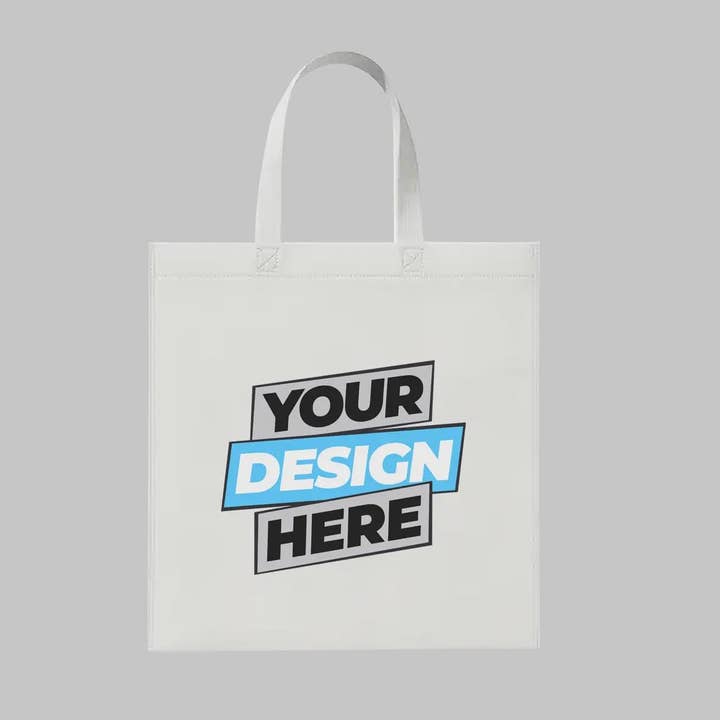 Custom Logo Tote Bag • Full Color, Non-Woven Polypropylene for wholesale by Swag Print