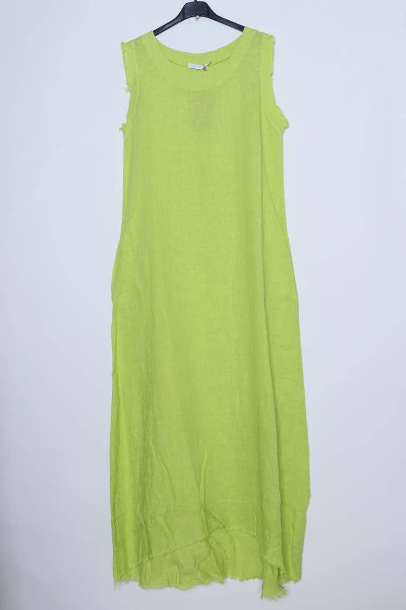 LÉA & LUC - Vendita all'ingrosso Vestito - Donna - Abiti lunghi senza maniche in lino 100% REF.431826