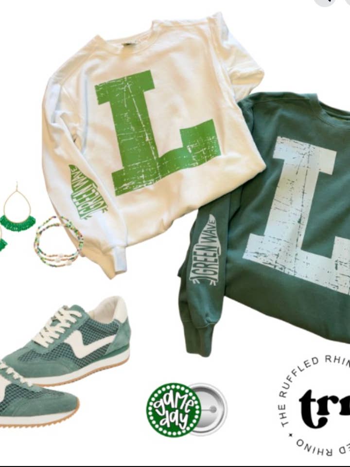 The Ruffled Rhino - Wholesale Screen Printed T-Shirt - Women's - Grunge Stretch w/ Sleeve Flag---ANY TEAM ANY COLORS4