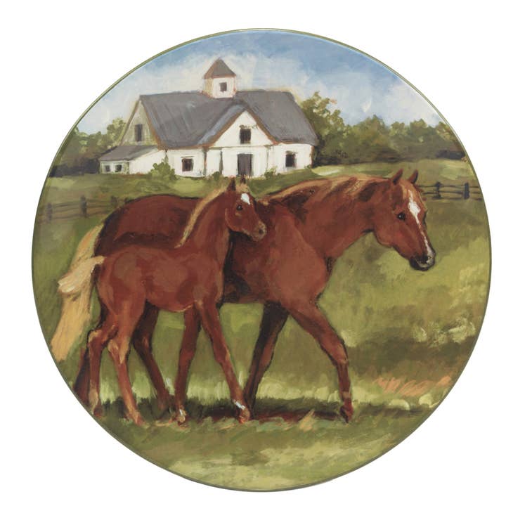 Certified International - Wholesale Dinner Plate - York Stables Dinner Plate 10.5in 4 asst