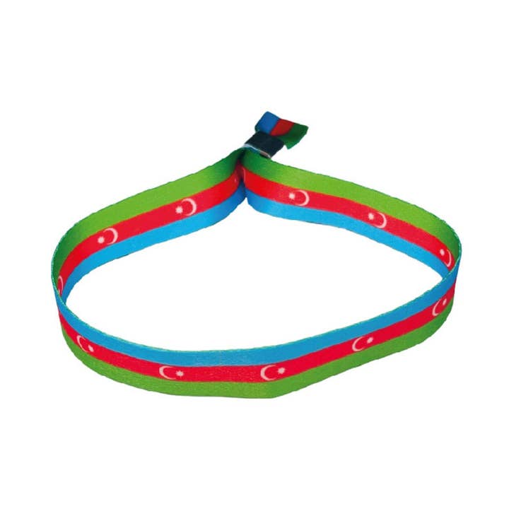 Astur Pins – wholesale Vävt/flätat armband – Armband - Azerbajdzjans flagga - P1015