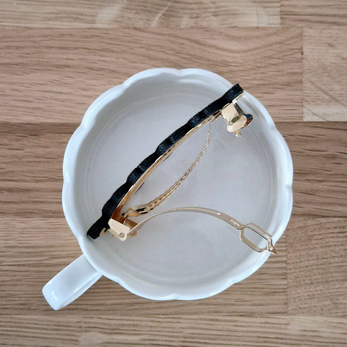 Les Petites Hirondelles - Vendita all'ingrosso Fermaglio per capelli - Donna - Barretta a clip piuma glitterata8