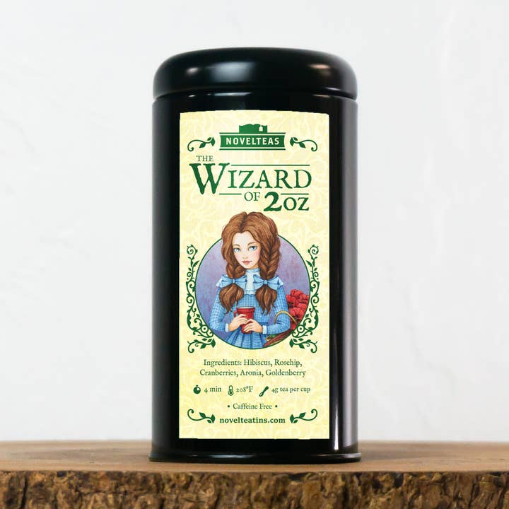 Novelteas LLC - Vente Thé en vrac - Boîte à thé en vrac Wizard of Oz avec marque-page Dorothy Gale3
