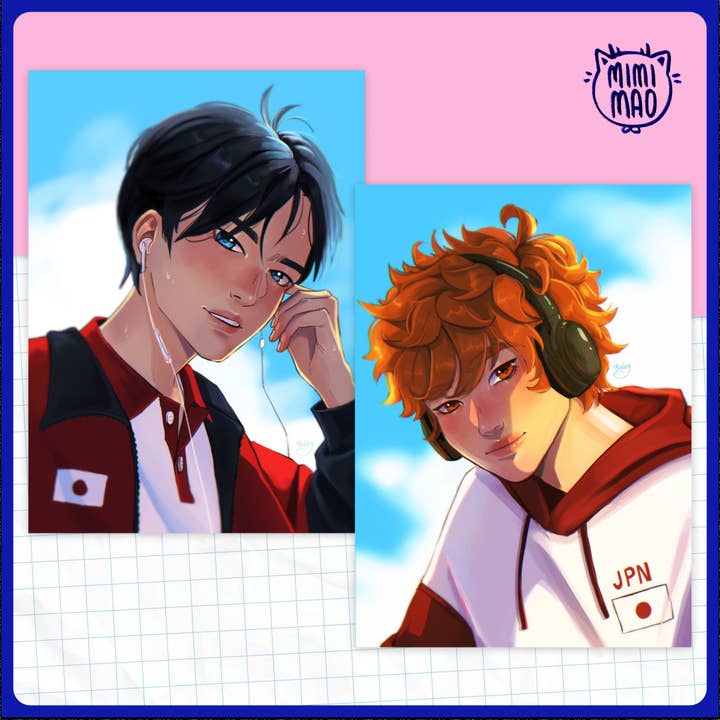 Print Haikyu!! Kageyama & Hinata for wholesale by mimimao