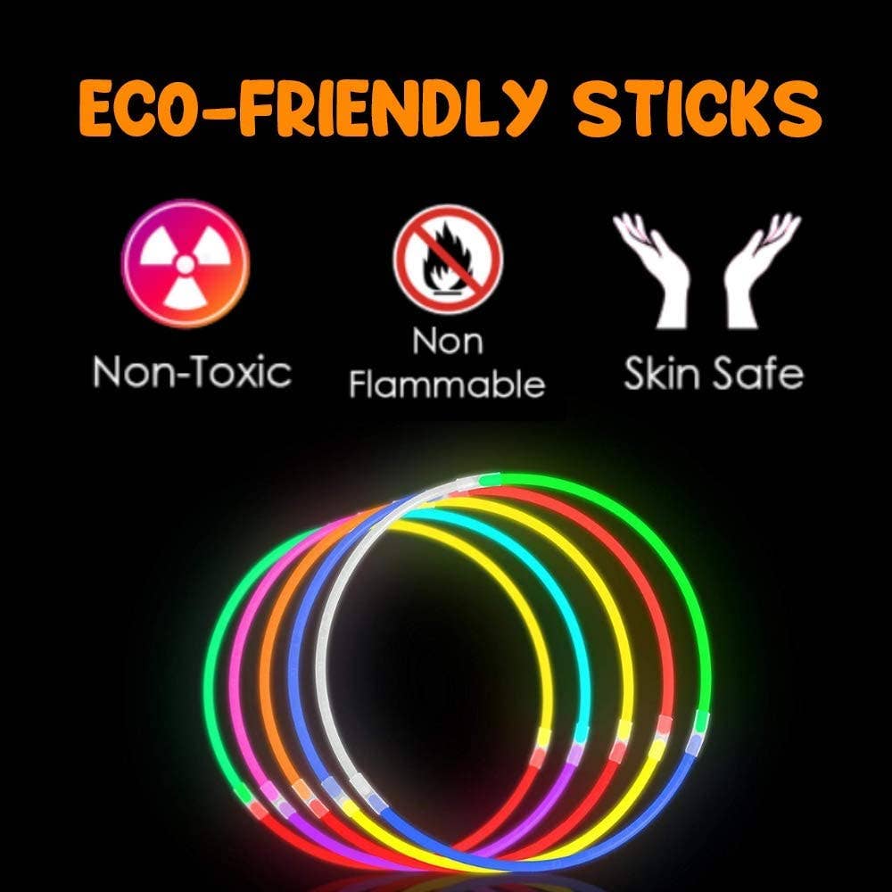 KP Kool Products - Wholesale Light-Up Toy - Kids & Baby - Glow Party Sticks - 100pc Neon Glow Necklaces, Bracelets5