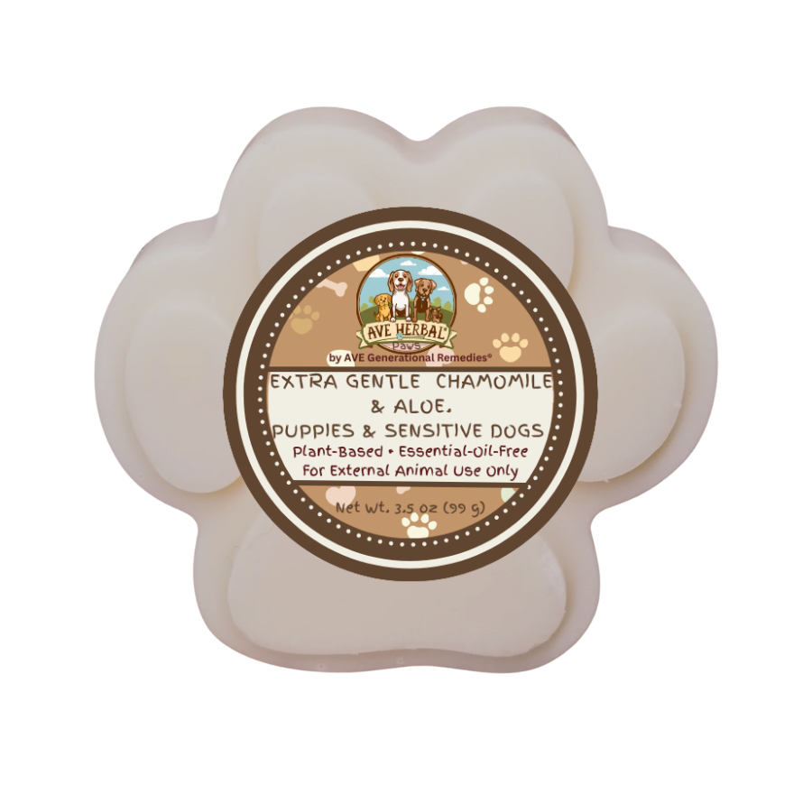 PureLife Organic Inc - Wholesale Pet Cleaning Supplies - AVE Herbal Paws Chamomile & Aloe Soap1