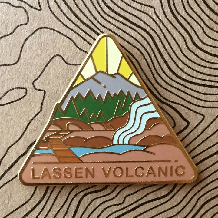 Lassen Volcanic National Park Pin for wholesale by EXP Gained