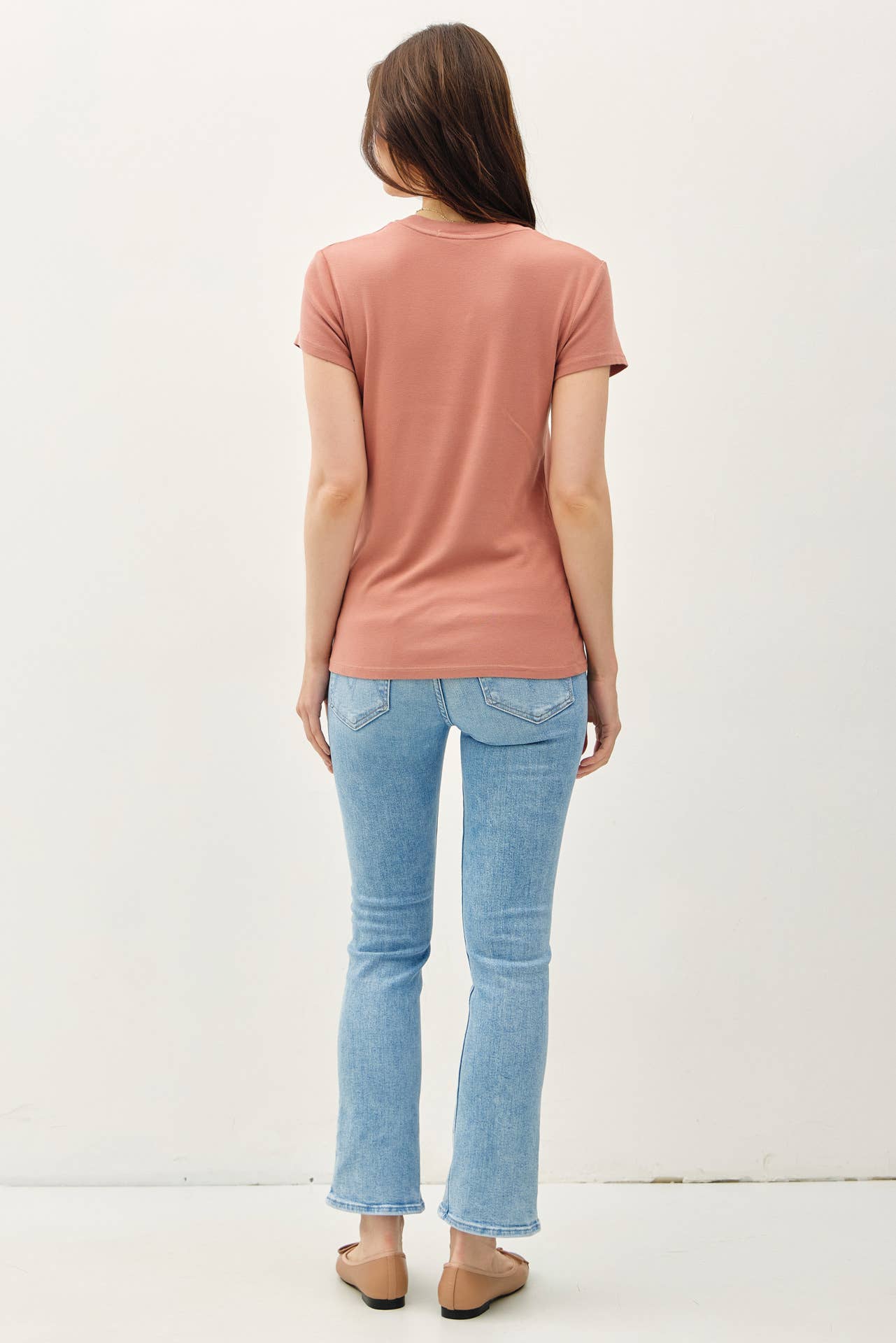 Be Cool - Wholesale T-Shirt - Women's - CLASSIC V-NECK SHORT SLEEVE SLIM T-SHIRT20