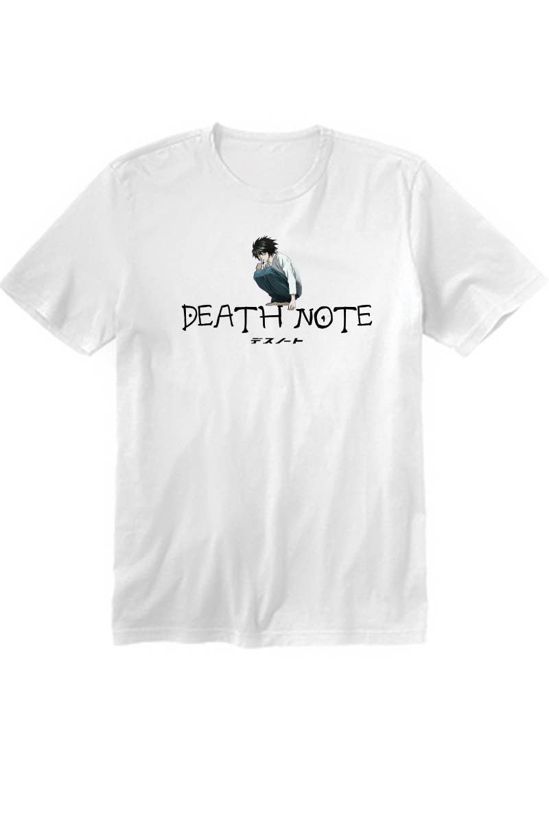 Polar bee - Wholesale Screen Printed T-Shirt - Women's - PB-2024.  DEATH NOTE ANIME TEE0