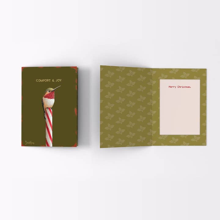 David Arms - Wholesale Season's Greetings Card - “Comfort & Joy” Christmas Card1