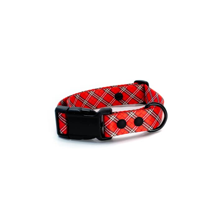Christmas Plaid - Dog Collar for wholesale by PawTies