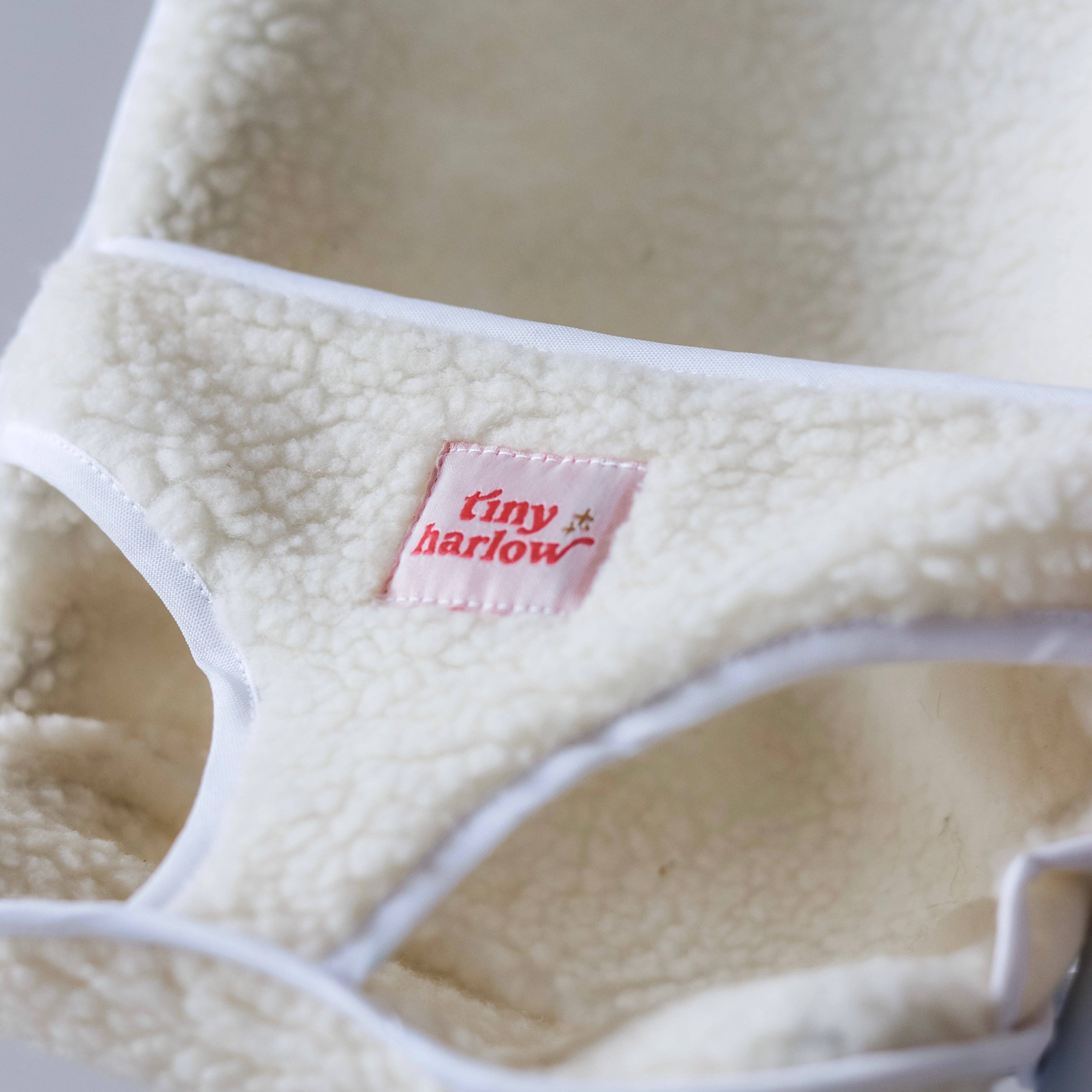 Tiny H - Wholesale Kinderwagen voor poppen - Kinderen - Tiny Harlow opvouwbare poppenwagen 2.0 - Cream Sherpa2