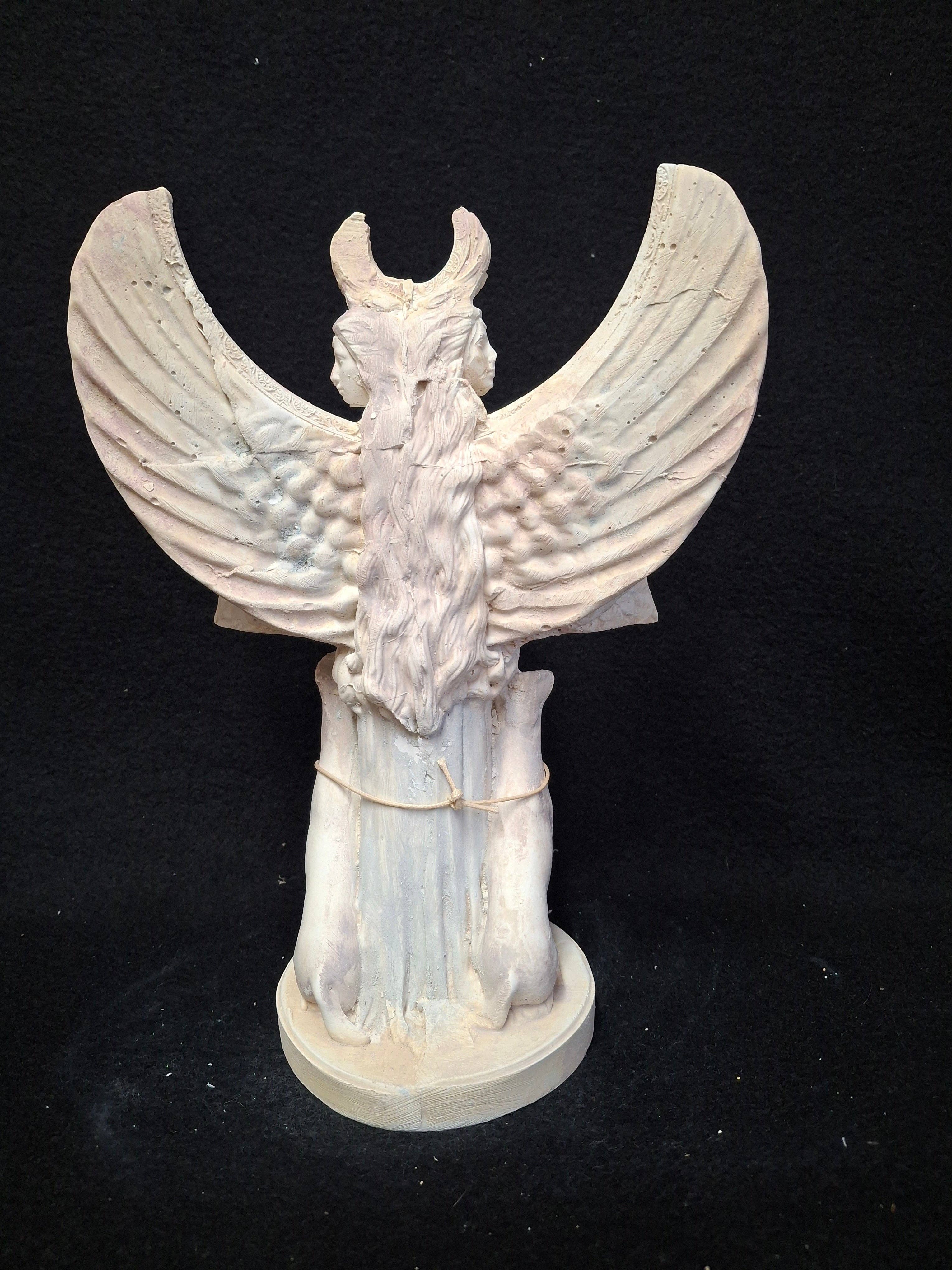 2 Greeks Inc - Wholesale Sculpture - Alabaster Statue of Hekate (Hecate) – Goddess of Magic & Crossroads1