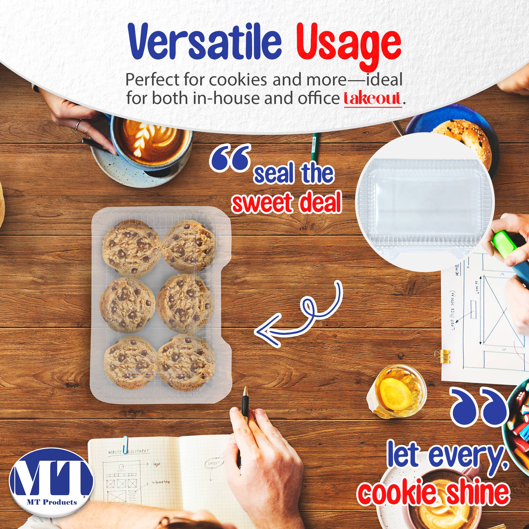 MT Products - Wholesale Food Storage Container - MT Products Plastic Dessert Containers 4