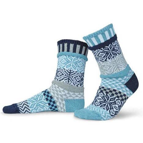 Chaussettes Snowfall Crew pour la vente par Solmate Canada