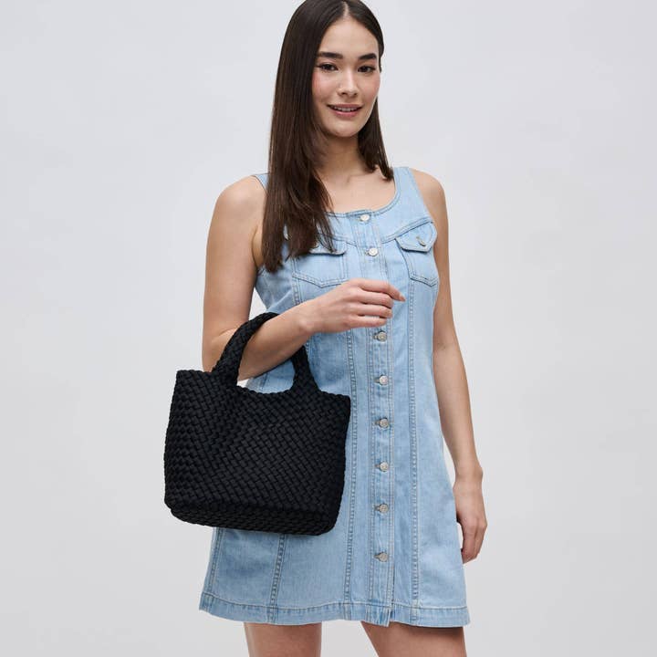 Sky's The Limit Small Woven Neoprene Crossbody for wholesale by Sol and Selene Bags