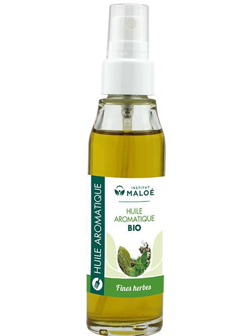 Organic aromatic oil, fine herb flavor - 50 mL for wholesale by Institut Maloé