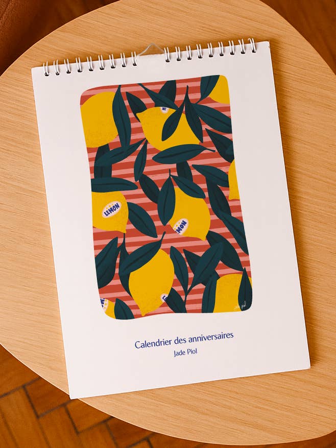 Perpetual Calendar – Illustrations by Jade Piol for wholesale by Jade Piol