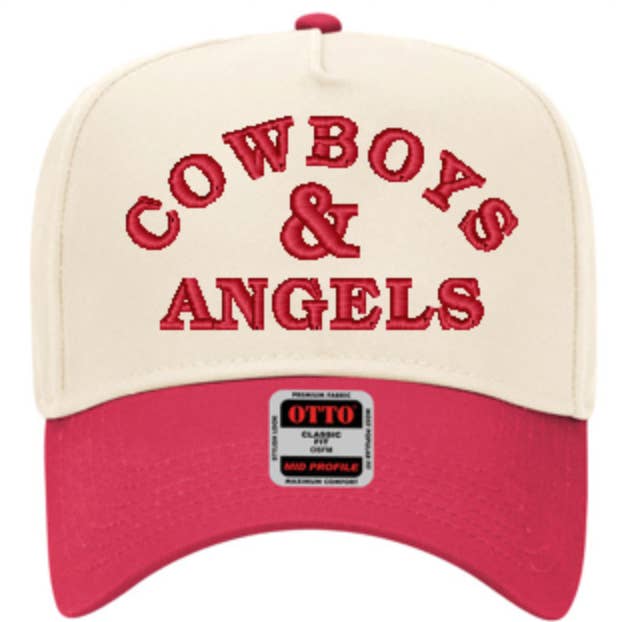 Watson Designs - Wholesale Trucker Hat - Unisex - Cowboys & Angels Embroidered Hat