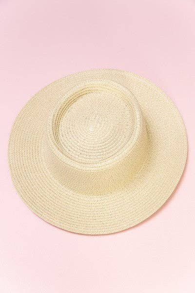 JOSSLYN by wall to wall - Vente Chapeau de paille – femme - CHAPEAUX DE SOLEIL CLASSIQUES EN PAILLE DE BATEAU | 40HW6031