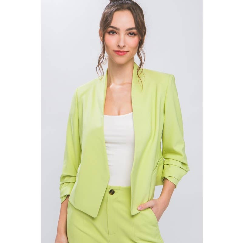 IVE – wholesale Jacka - Dam – Vertigo långärmad öppen kavajjacka8