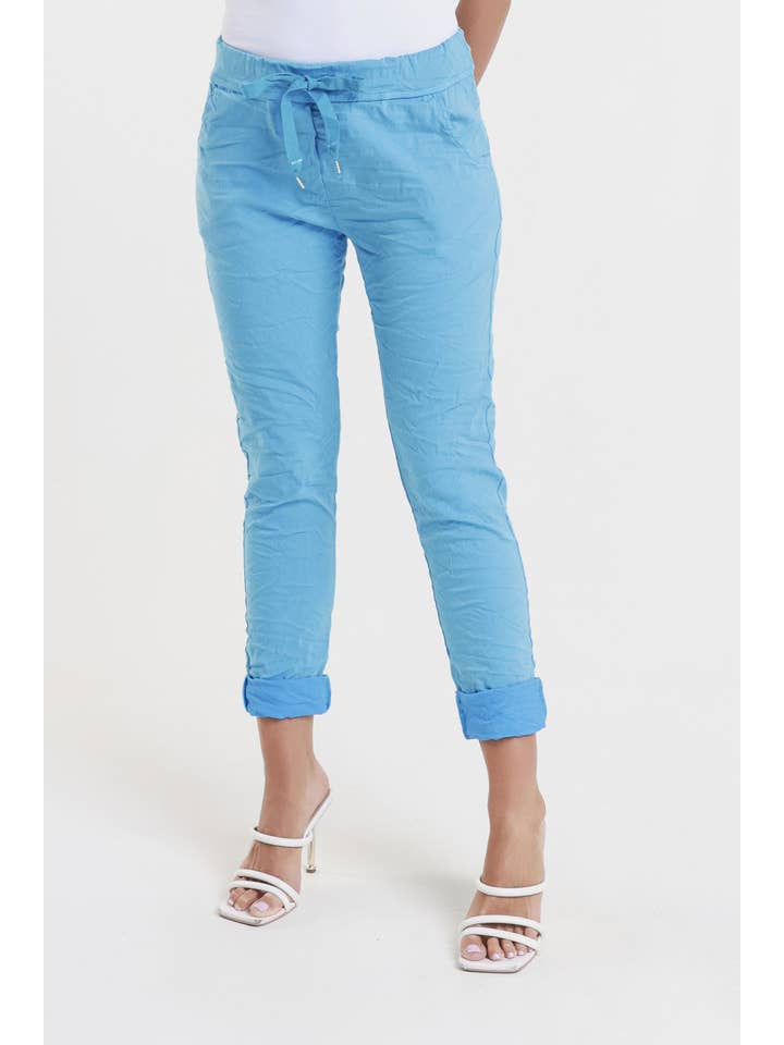 TINA Stephens Italy/Tees By Tina - Wholesale Pants - Women's - Haley Stretch Tie Waist Pant (PL119)69