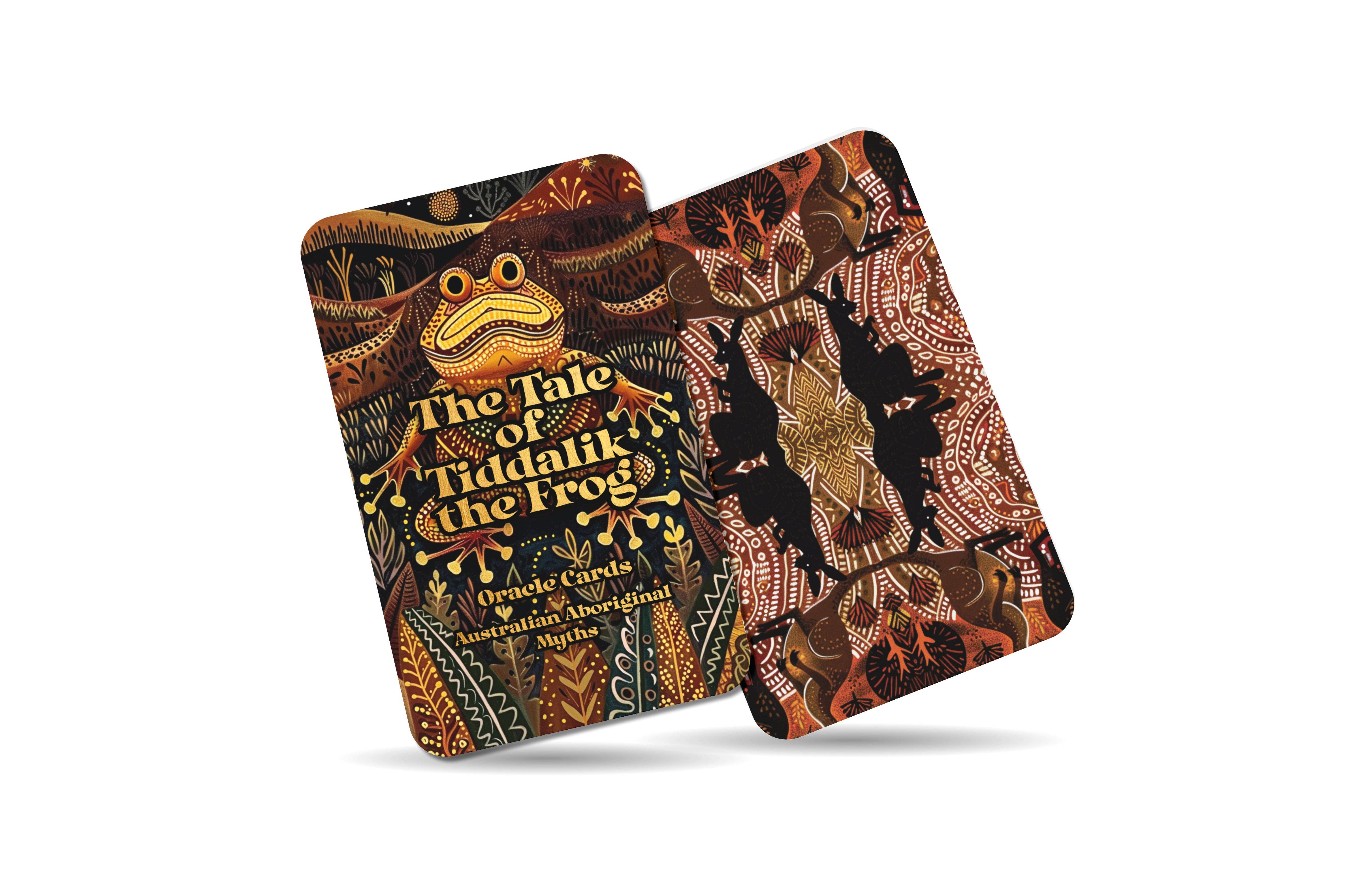 Ibiza Tarot USA - Wholesale Tarot Cards - The Tale of Tiddalik the Frog - 22 Oracle Cards - Restore Balance Through Generosity and Harmony8