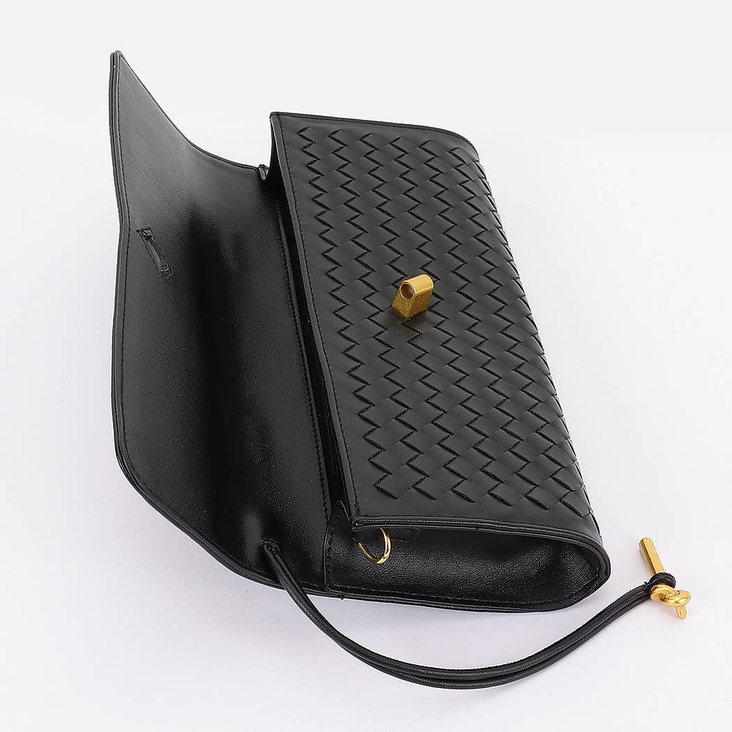 3AM BY H&D ACCESSORIES - Wholesale Top Handle Bag - Women's -  Woven Leather Handbag6